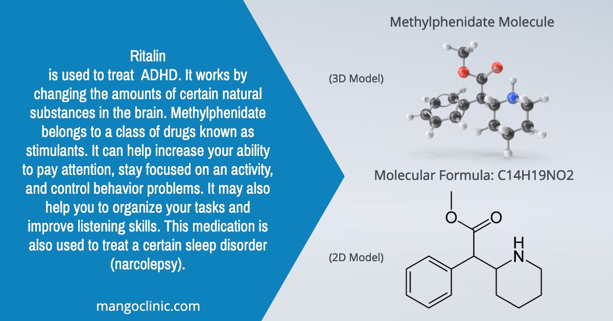 Adhd Medications Ritalin Methylphenidate Mango Clinic