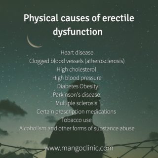 Reasons for Erectile Dysfunction
