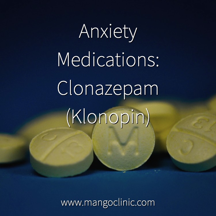 Anxiety klonopin anti med