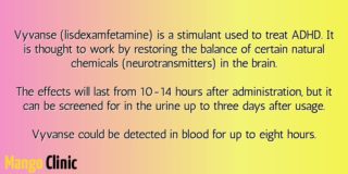Vyvanse in your system