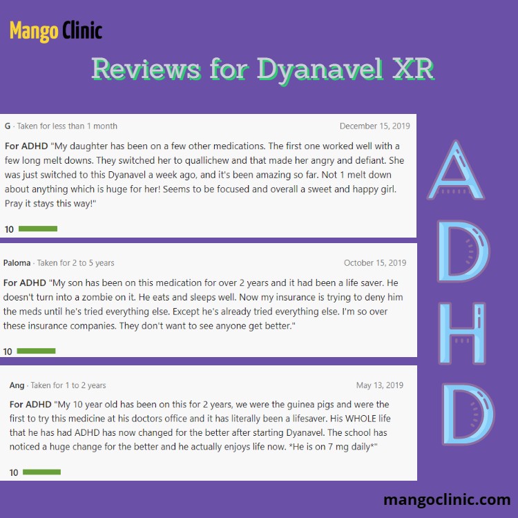 Dyanavel XR for ADHD Uses, Dosage, and Side Effects · Mango Clinic