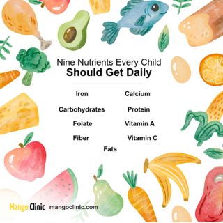 9 nutrients every child should get daily