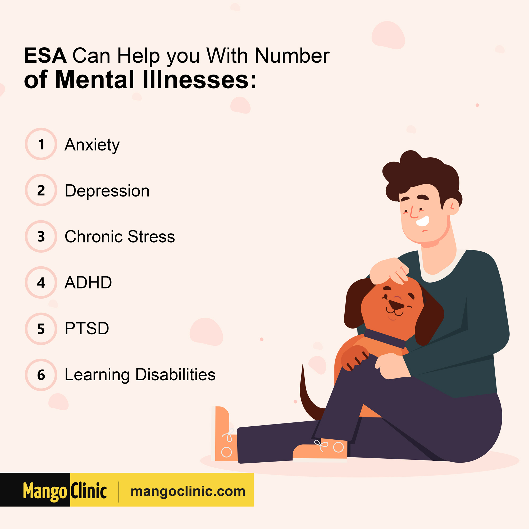 Can ESA helps with mental conditions