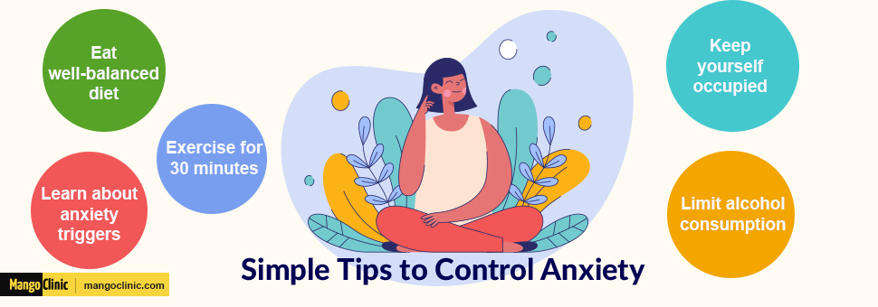 Tips to control anxiety