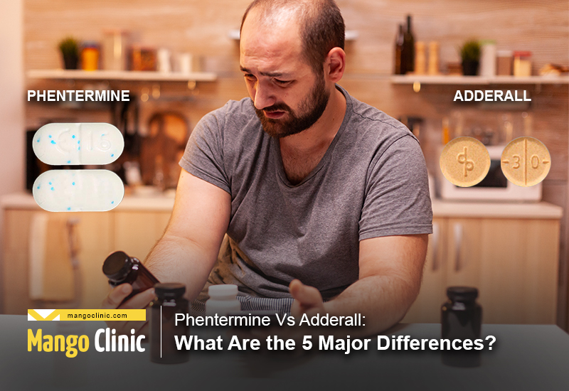 Drug Interactions of Phentermine Vs Adderall