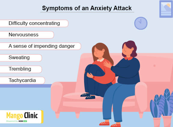 Symptoms of anxiety attacks