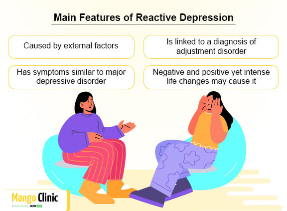 What is reactive depression